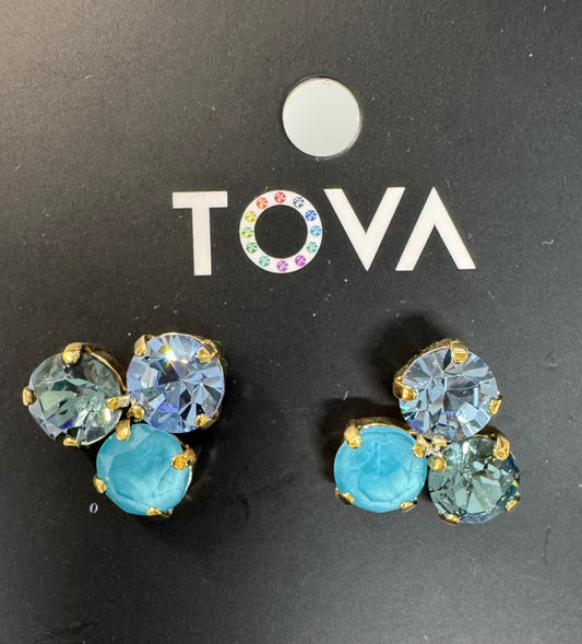 Tova Earrings Blue