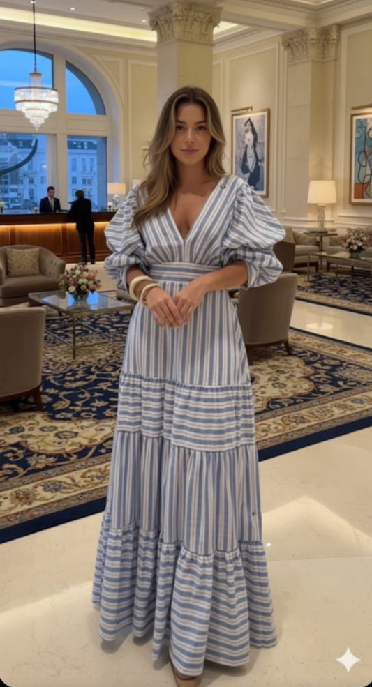 Mediterranean Flow Dress