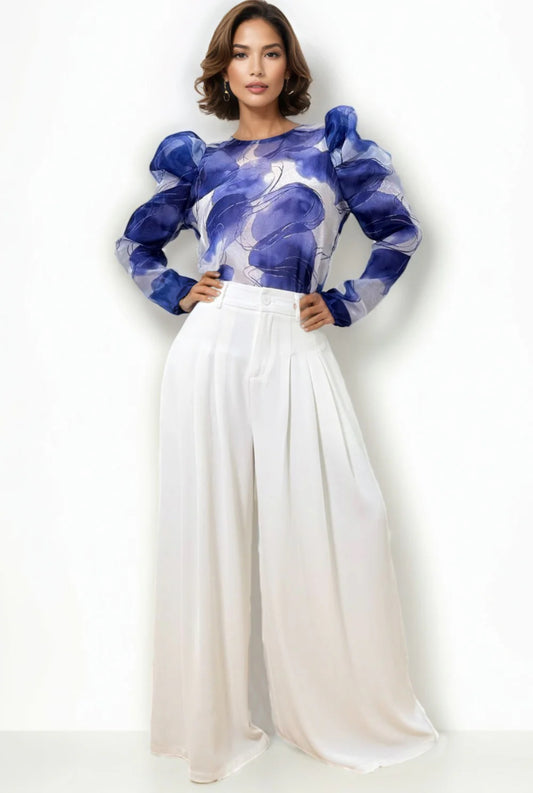 N by Nancy White Palazzo Pant