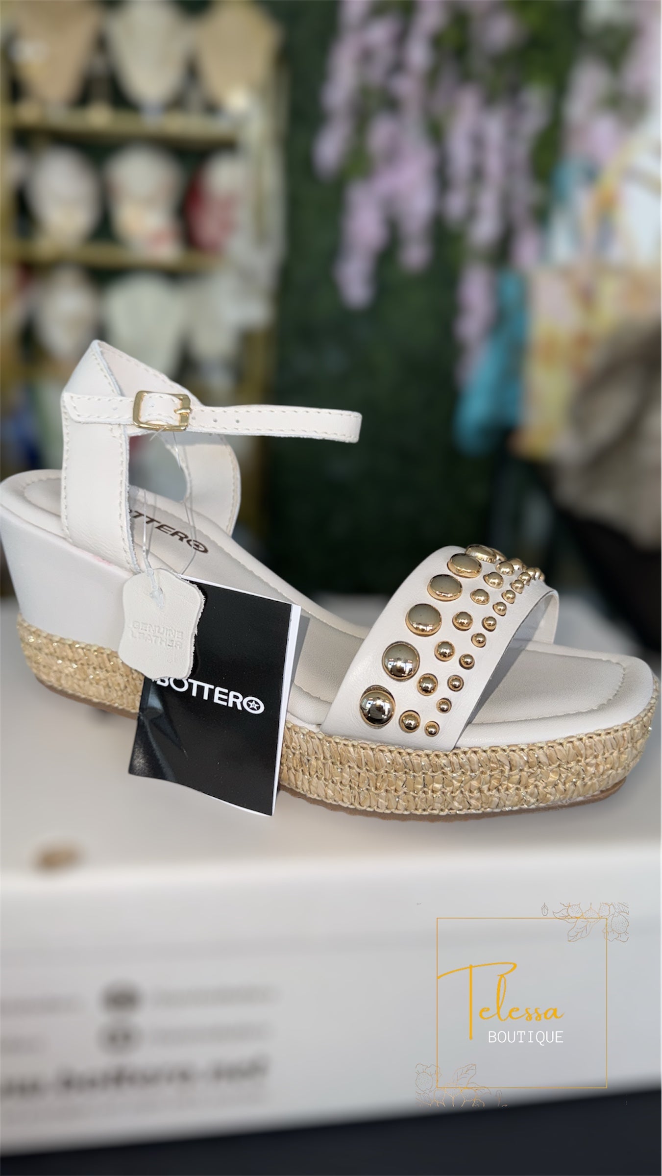 Soho Bottero Platform Napoli Off White Natural