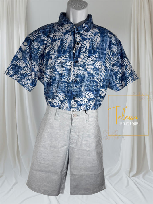 Blue Leaf Men's Shirt