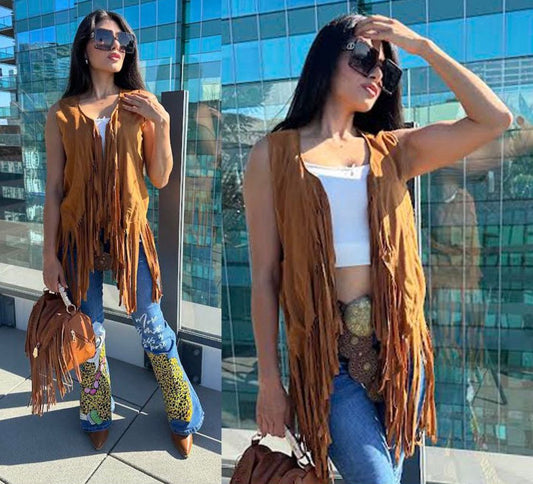 Vest Dallas Camel
