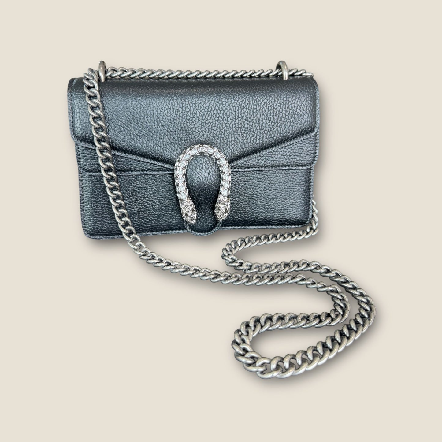 Inspired Designer Black Bag Snake