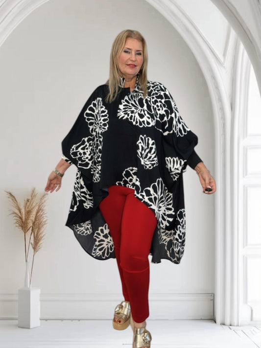Gracia Black & White Tunic