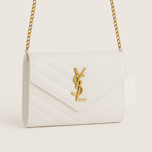 White Inspired Designer Handclutch