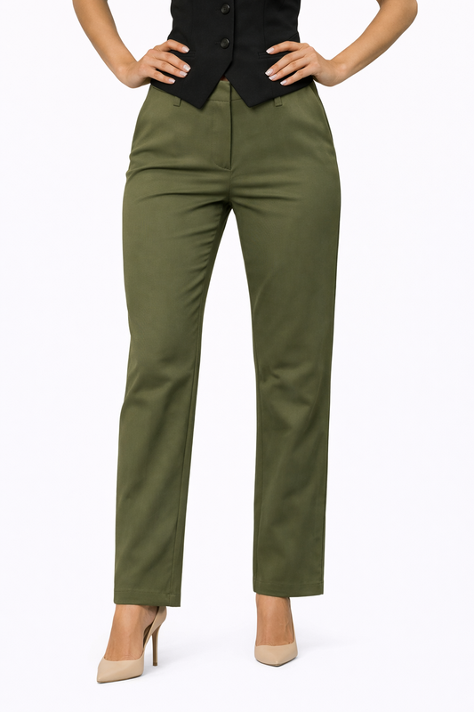 Tailored Olive Green Pants