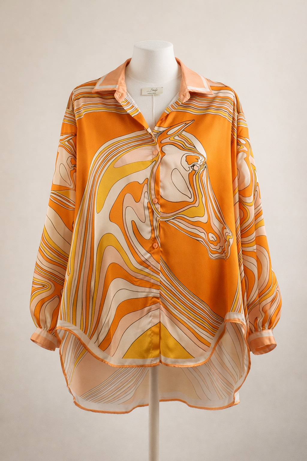 Italian Sunset Marble Print Two-Piece Set