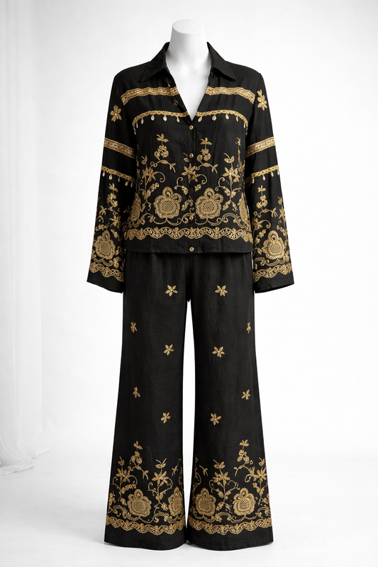 Luxury Black Boho Set