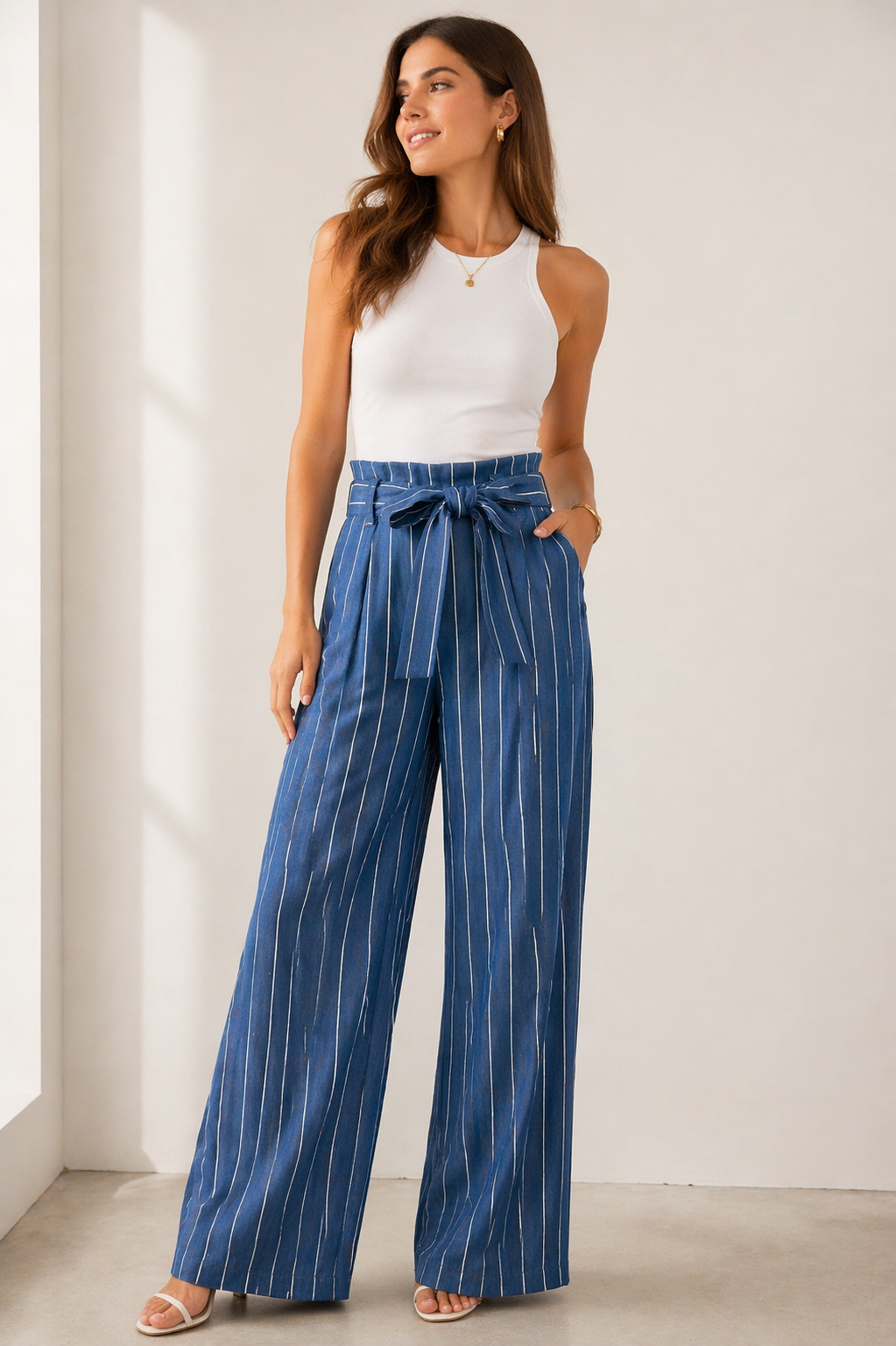 Striped Jeans