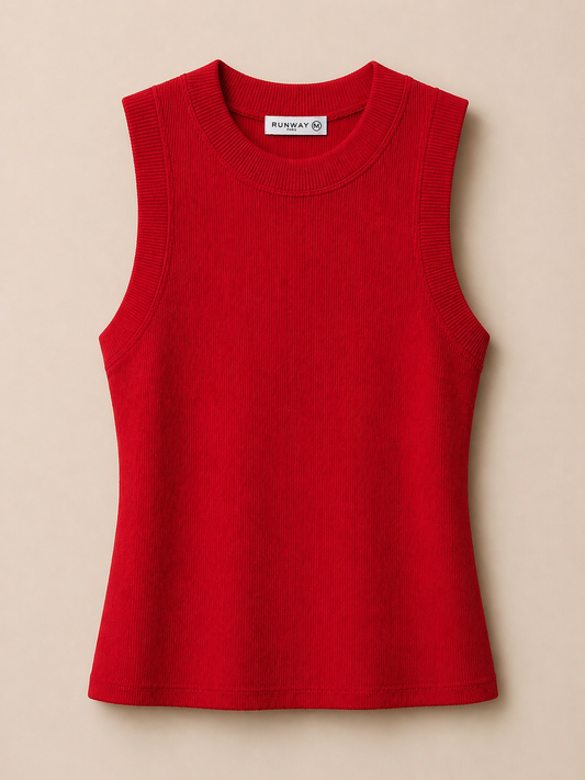 Basic Tank Top Red
