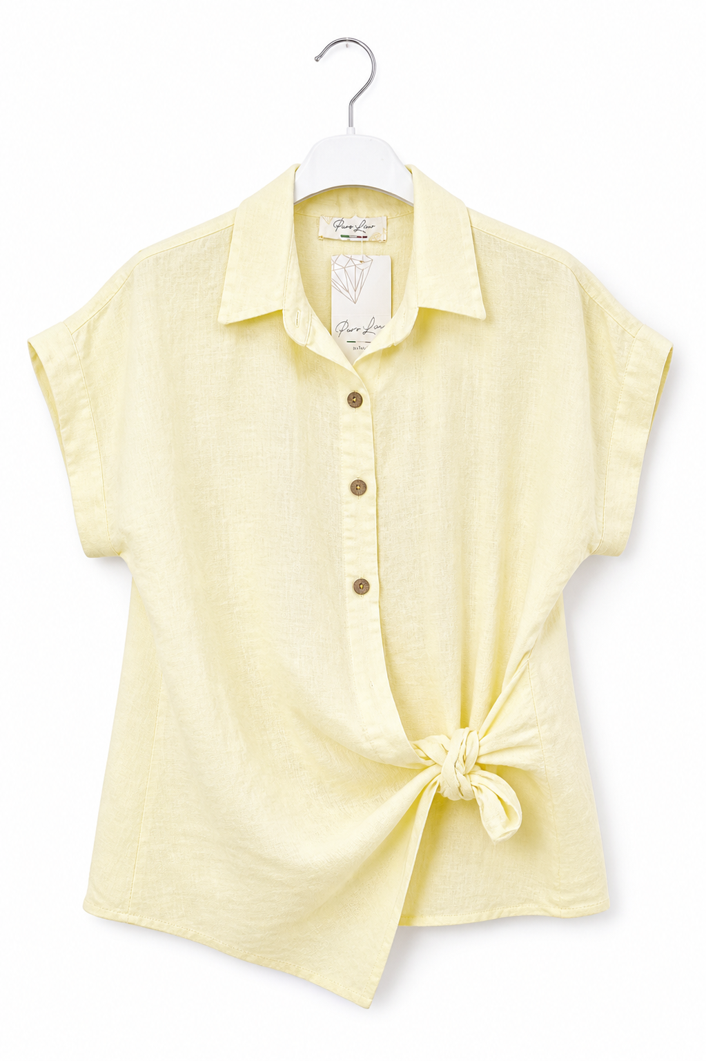Yellow Knot Blouse