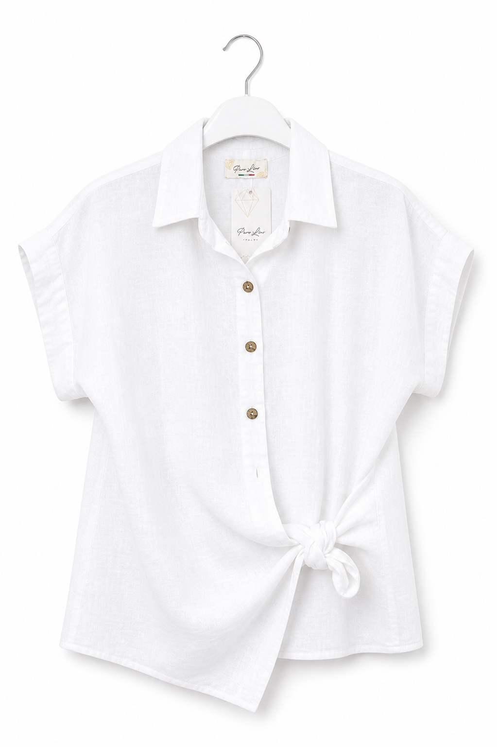 White Knot Blouse