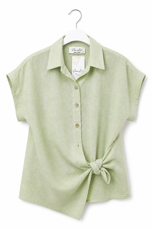 Green Knot Blouse