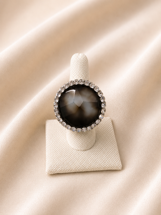Grey Round Ring