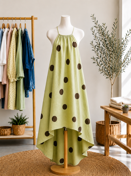 Green Dot Breeze Dress