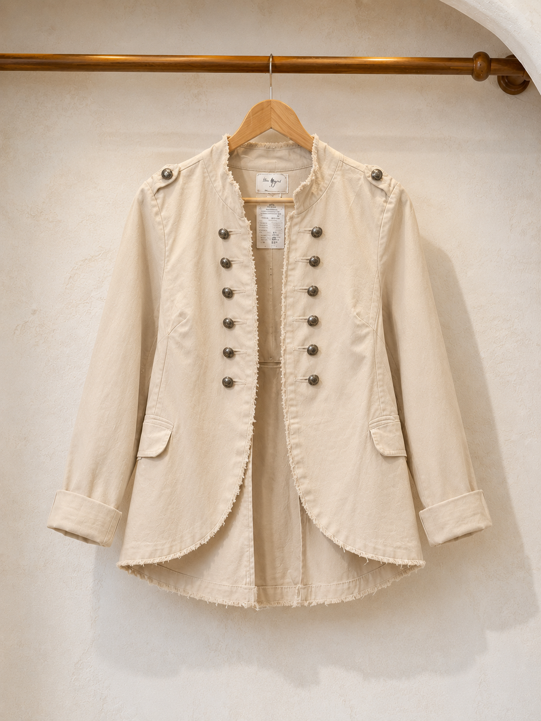 Beige Chic Linen Jacket