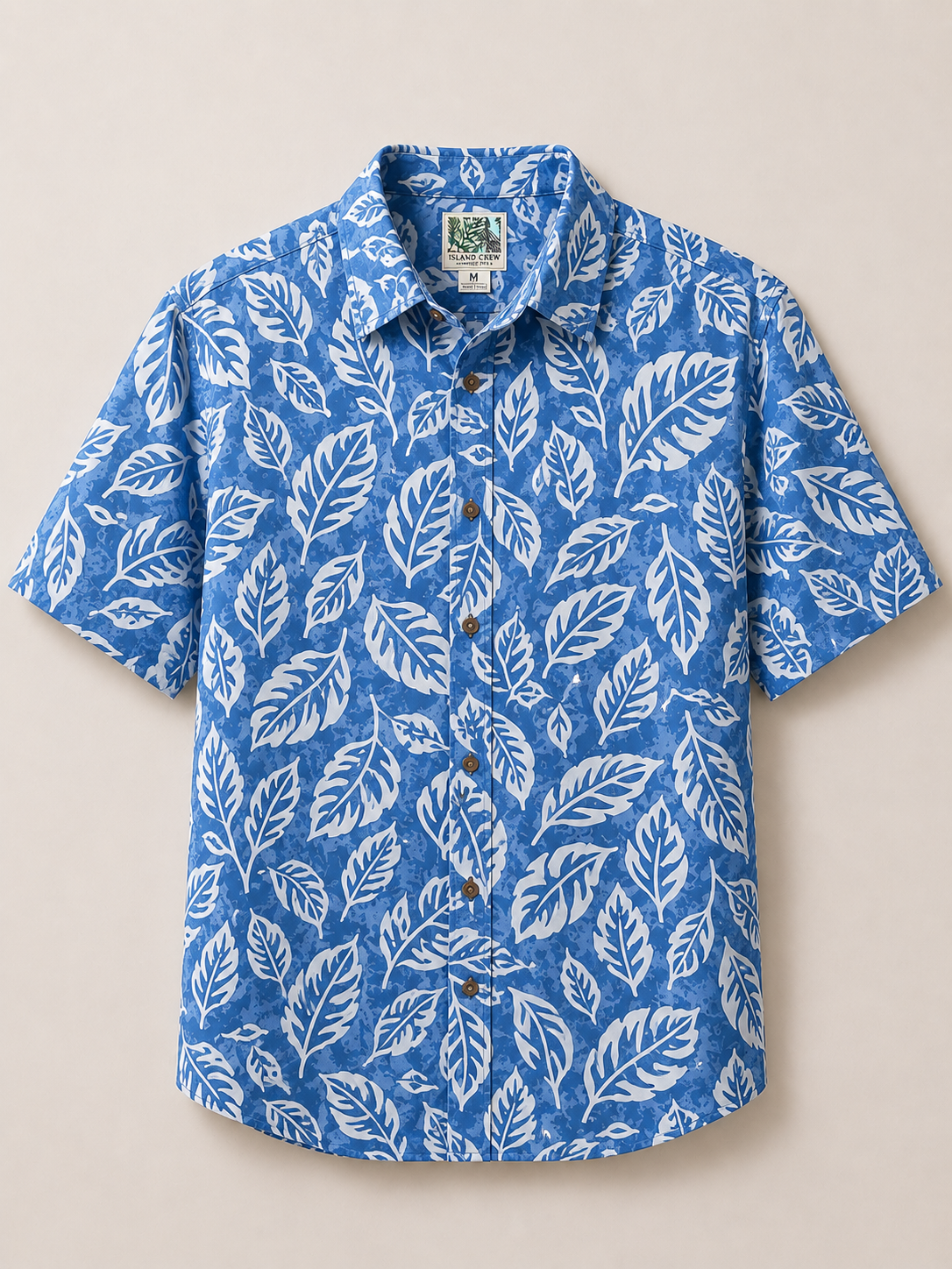 Island Blue Button-Up Shirt