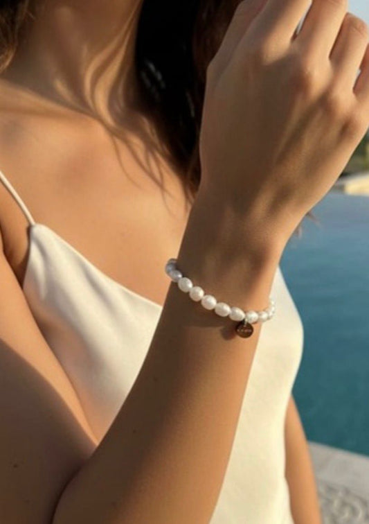 Alba Stretch Bracelet Fresh Water Pearl