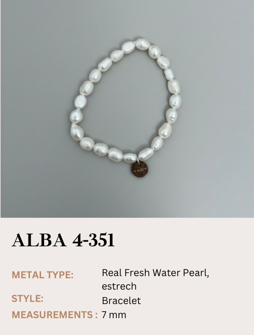 Alba Stretch Bracelet Fresh Water Pearl
