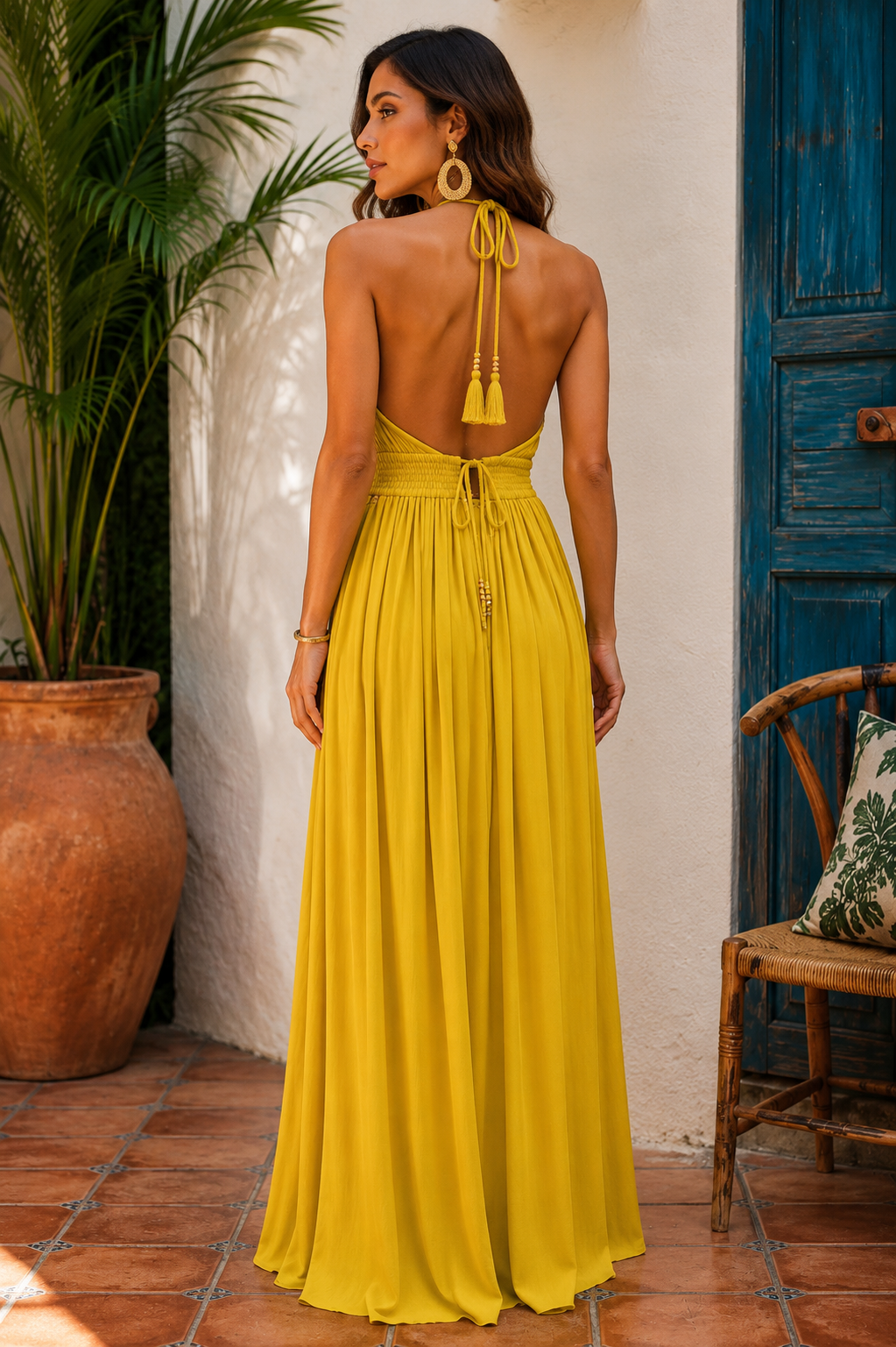 Cleopatra Green Dress