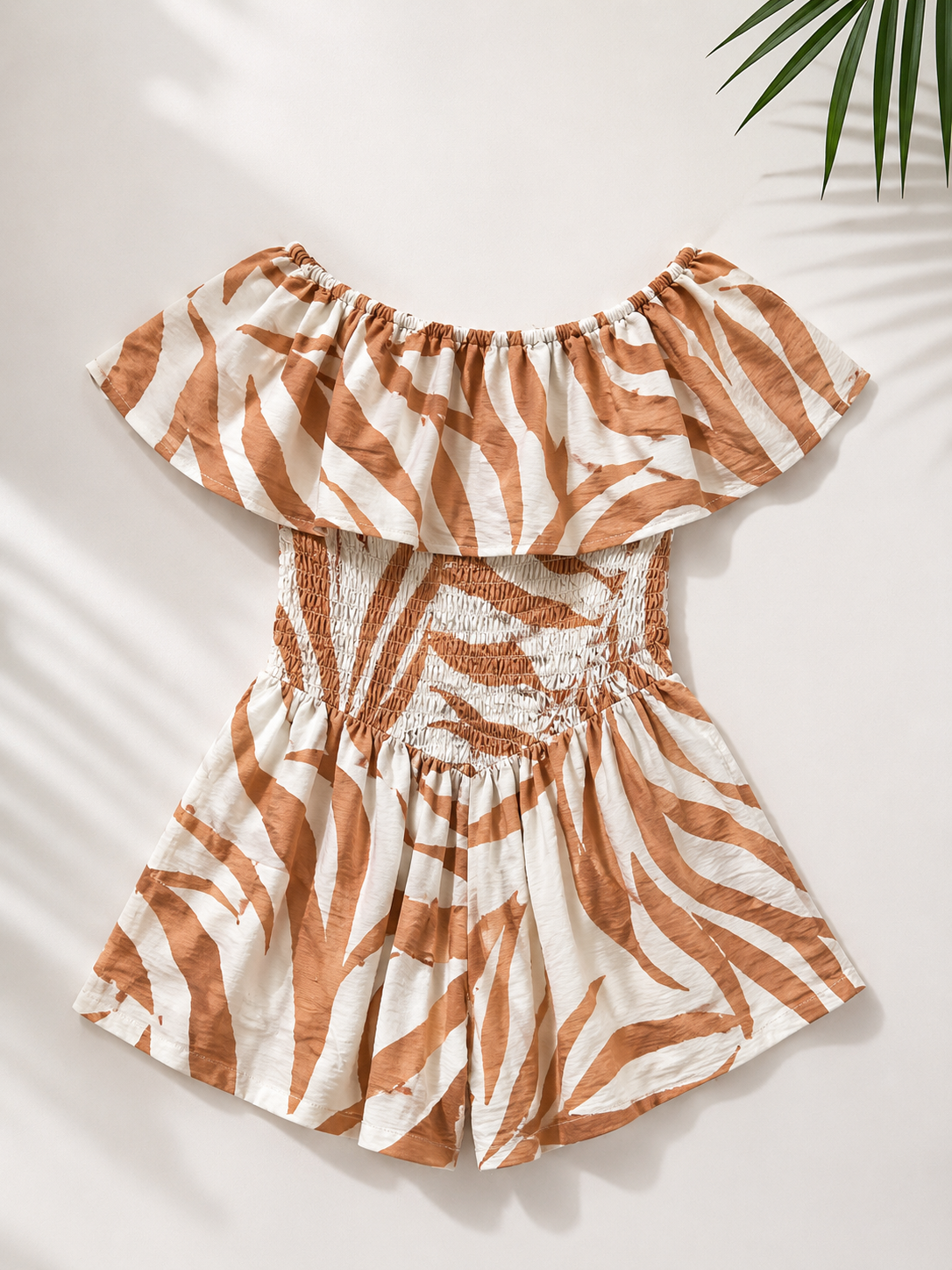 Paradise Beige Romper