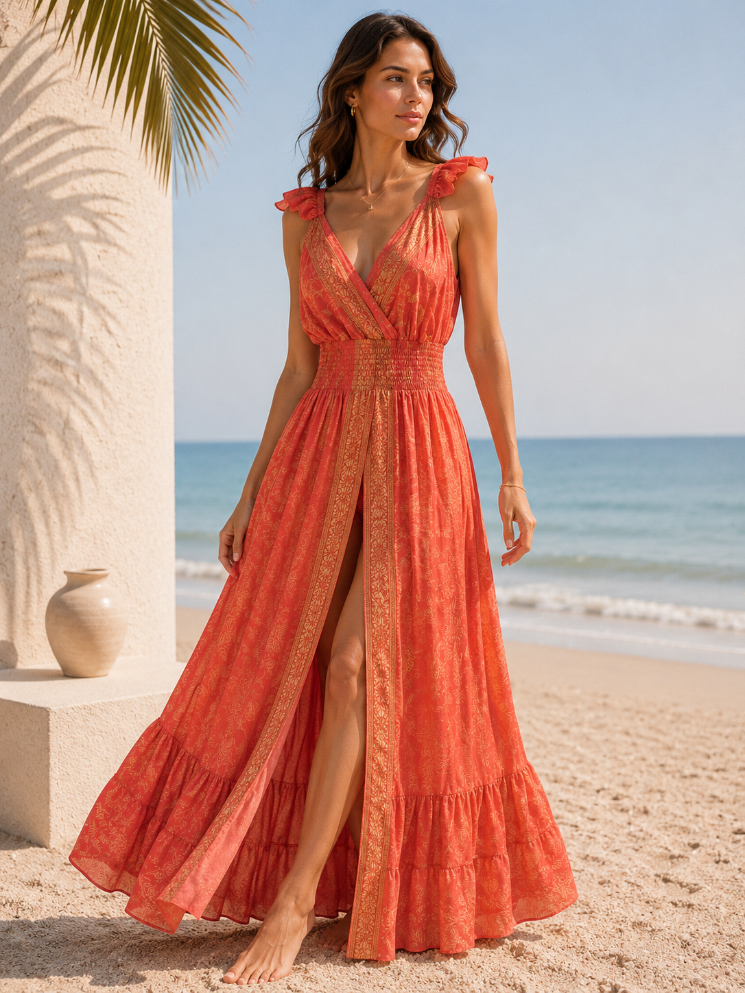 Stella Orange Dress