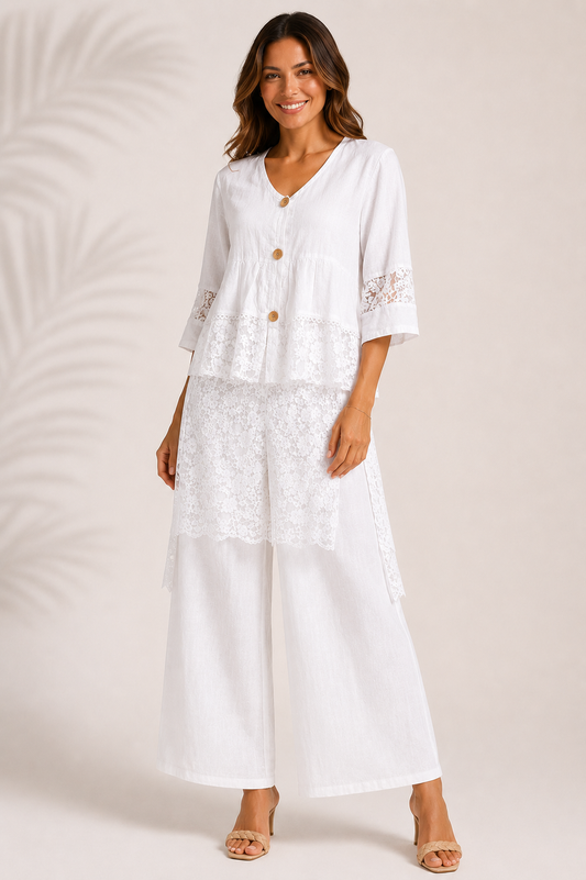 White Lace Set