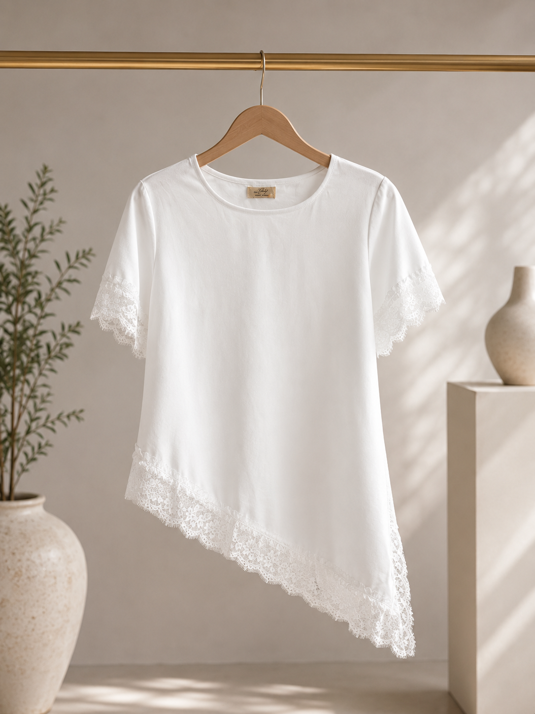 White Italian Blouse