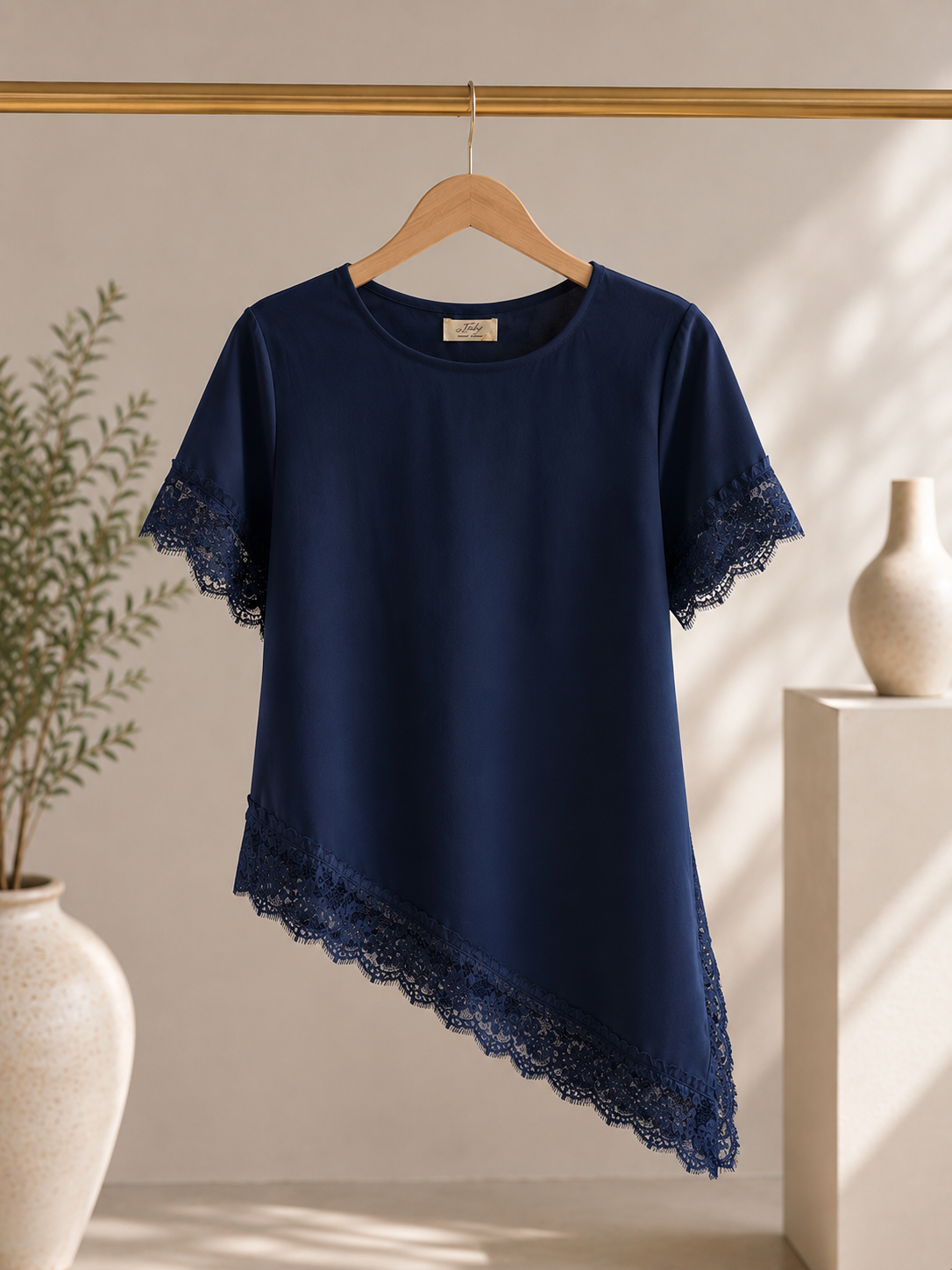 Navy Italian Blouse