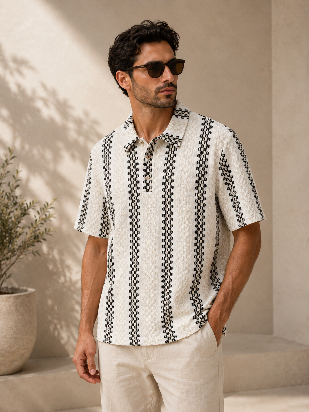 Ivory Noir Polo