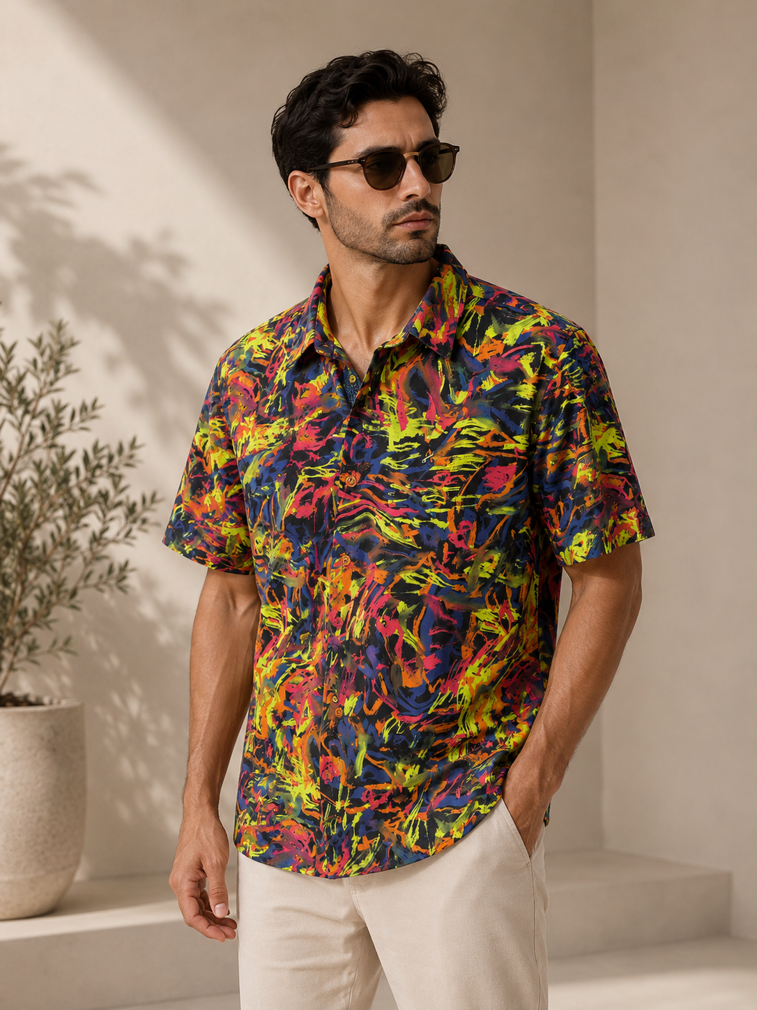 Neon Riviera Men Shirt