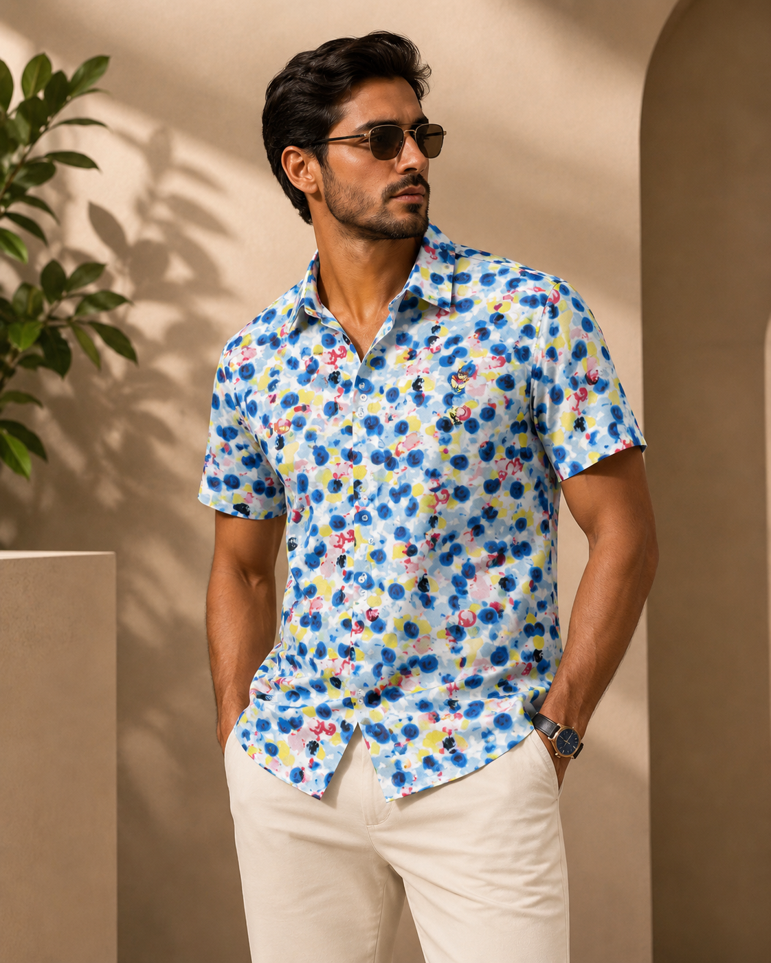 Capri Color Splash Men Shirt