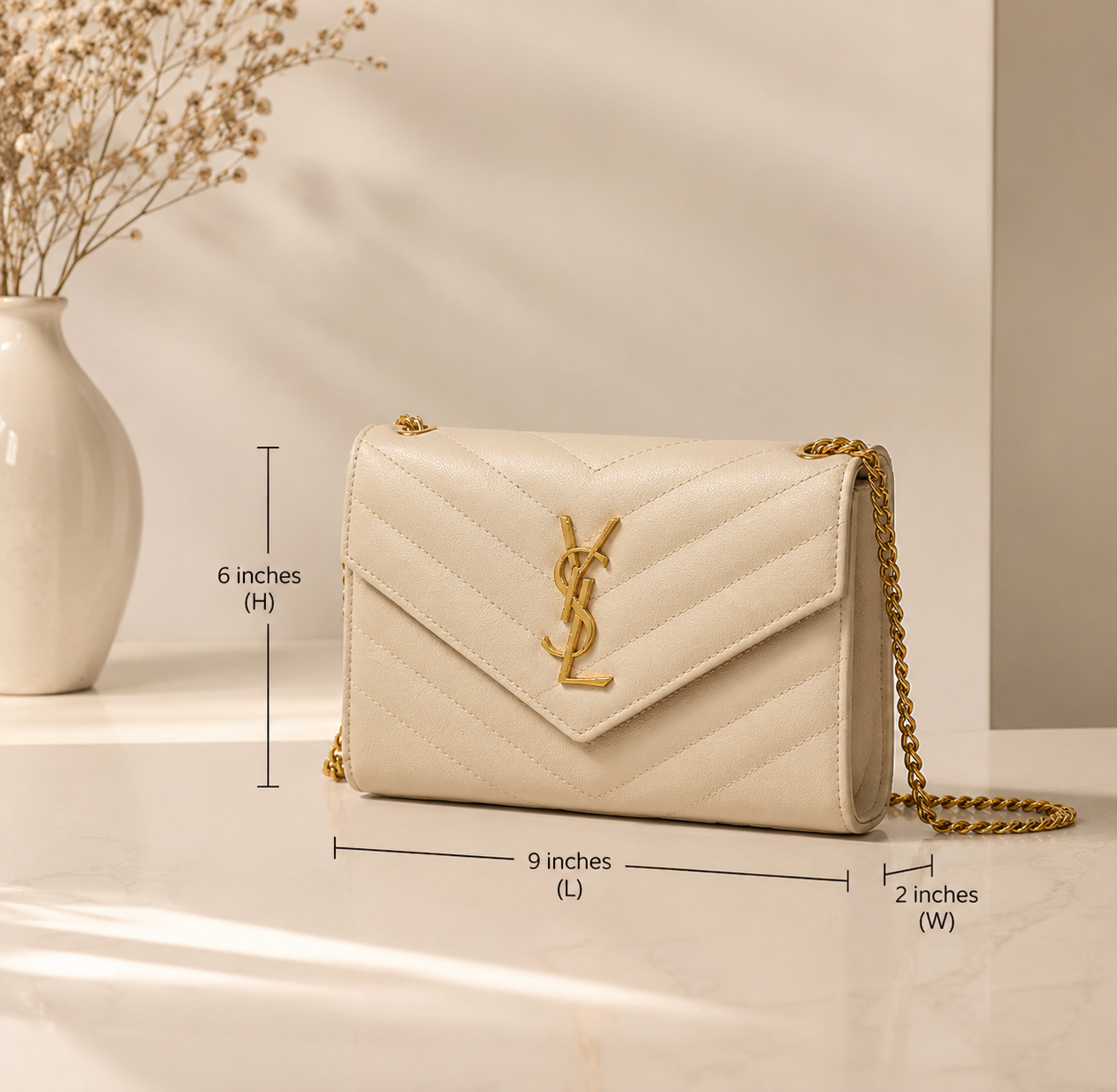 Ivory Matte Inspired Designer Handclutch