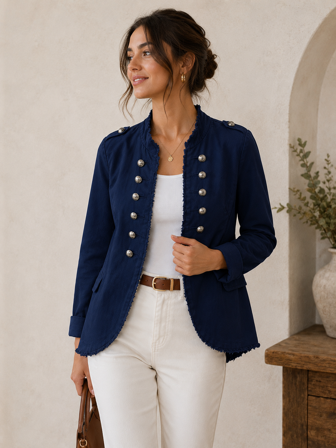 Italian Navy Chic Jacket