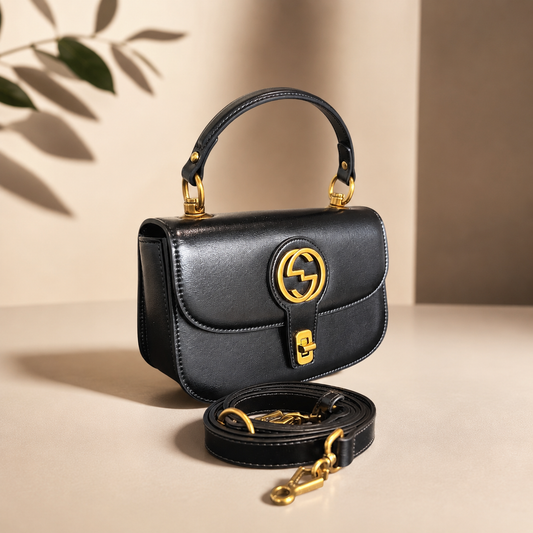 Inspired Designer Black Bag G