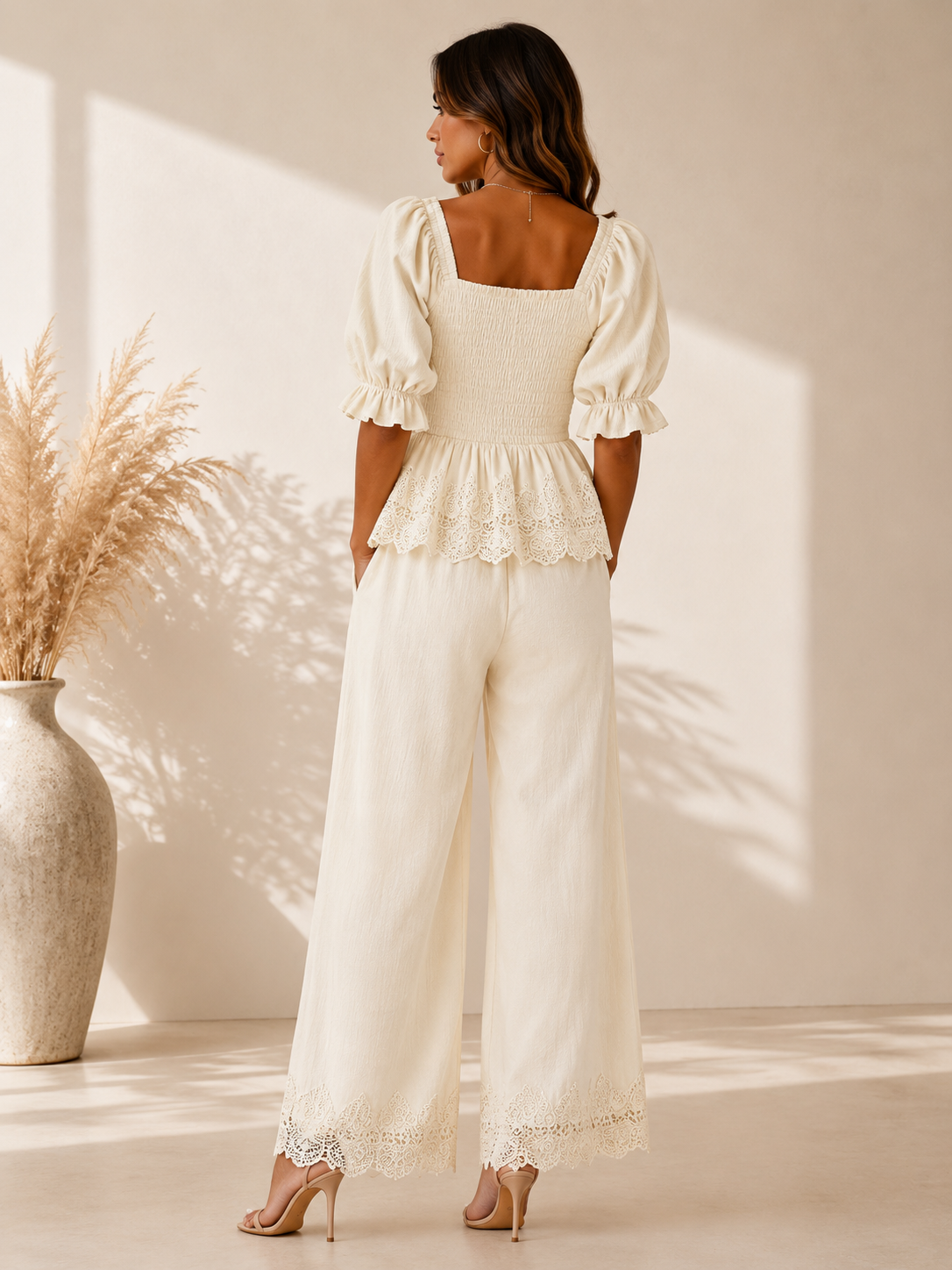 Ivory Grace Linen Set