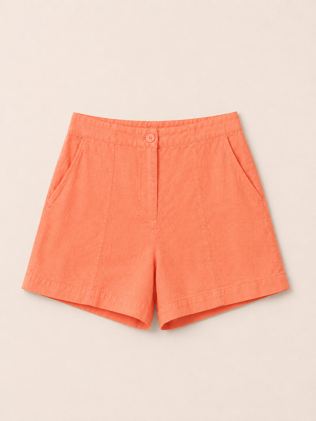 Italian Linen Short-Coral