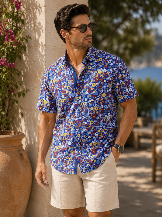 Men's Short Sleeve Shirt Multi