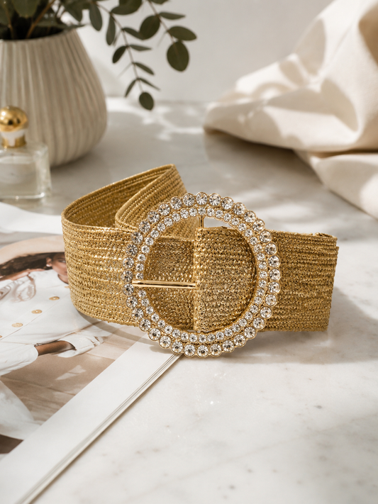 Belt Golden Crystal Elegance