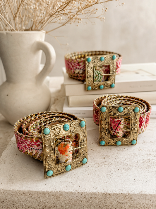 Bohemian Turquoise Statement Belt