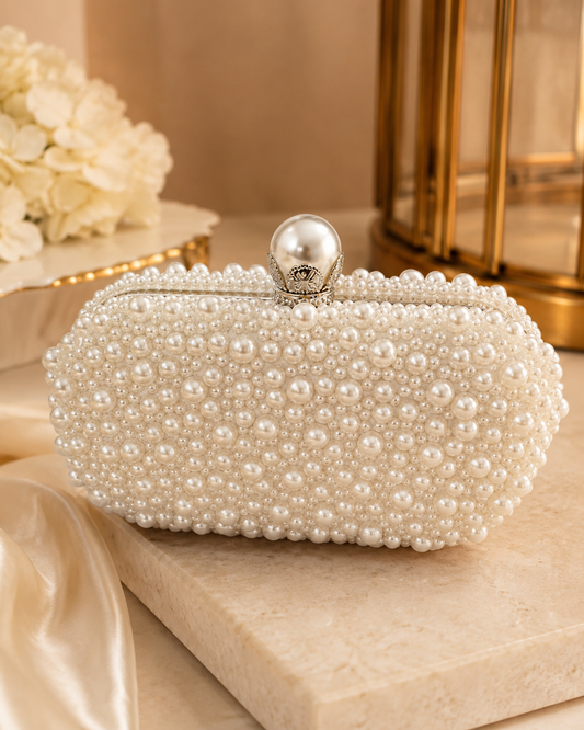 Pearl Royale Evening Clutch