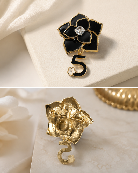 Designer-Inspire No. 5 Brooch