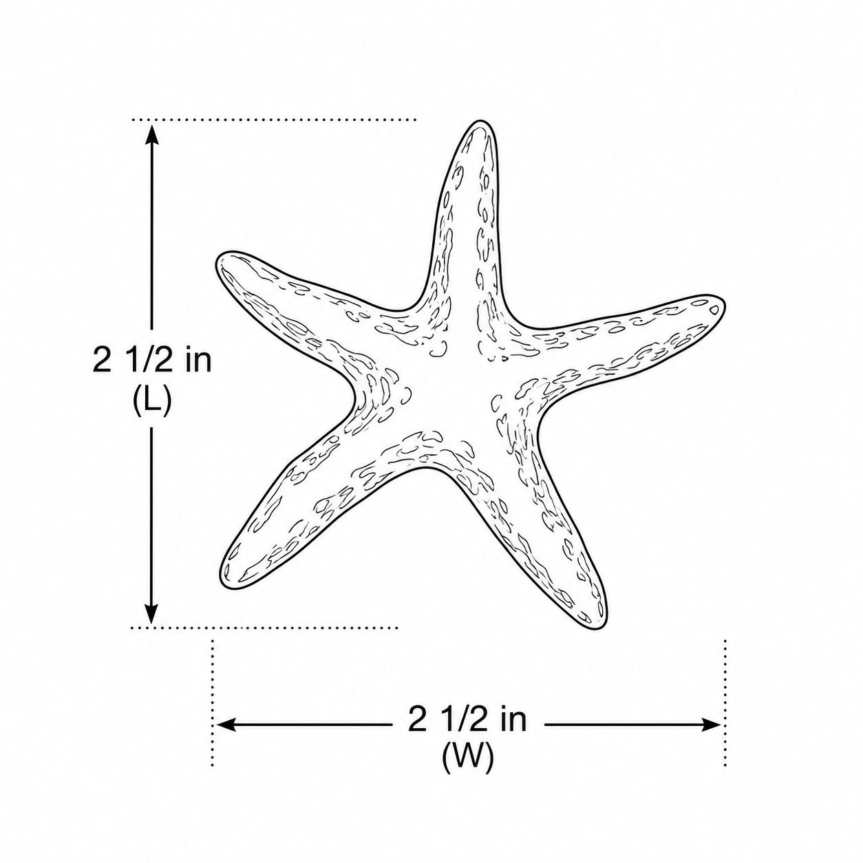 Golden Starfish Statement Brooch