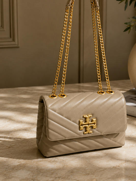The Beige Muse Shoulder Bag