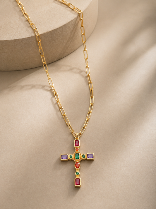 Radiance Cross Necklace