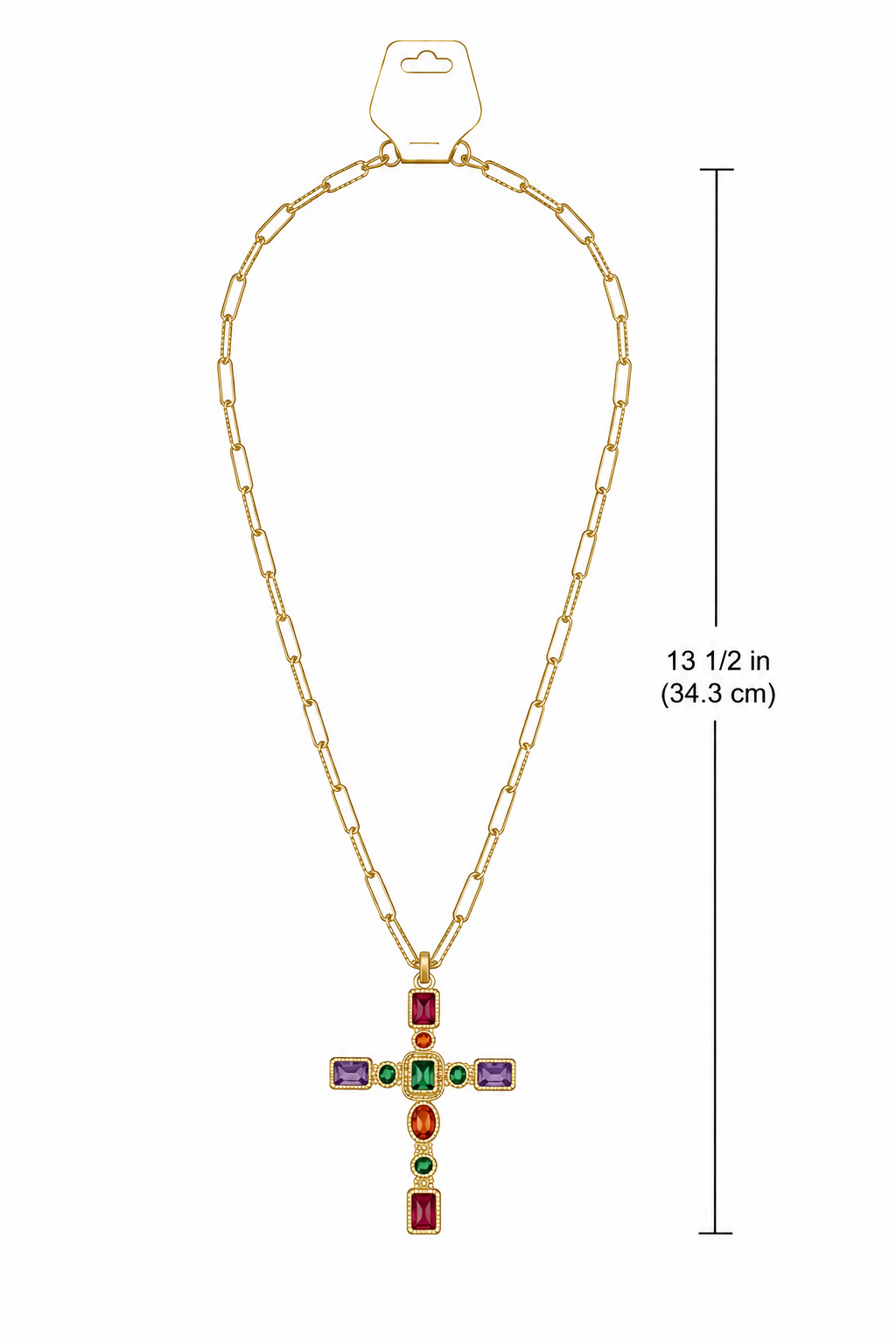 Radiance Cross Necklace