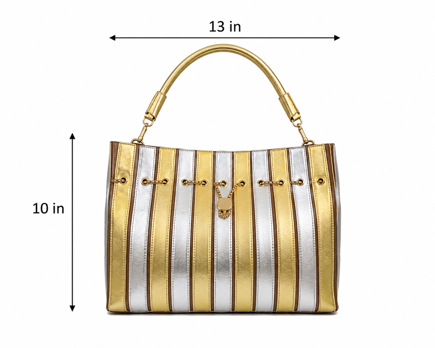 The Gilded Stripe Bag