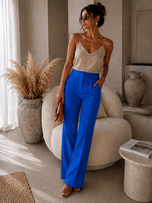 Sienna Tailored Pants Royal Blue