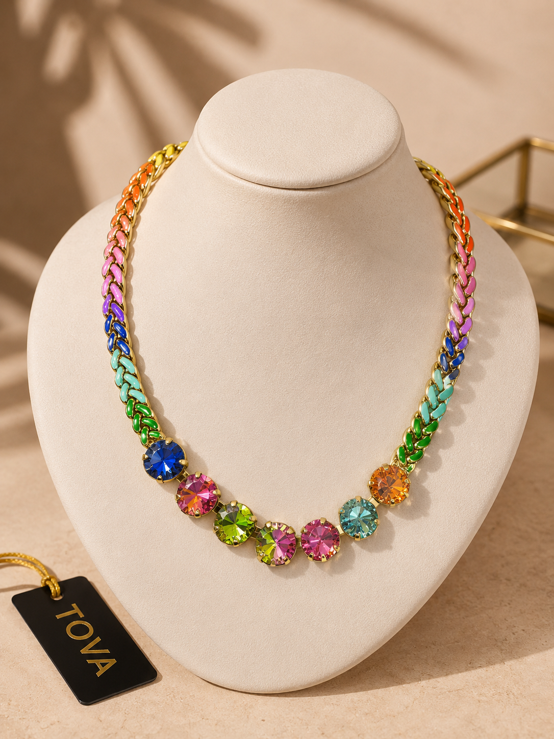Tova necklace with Swarovski