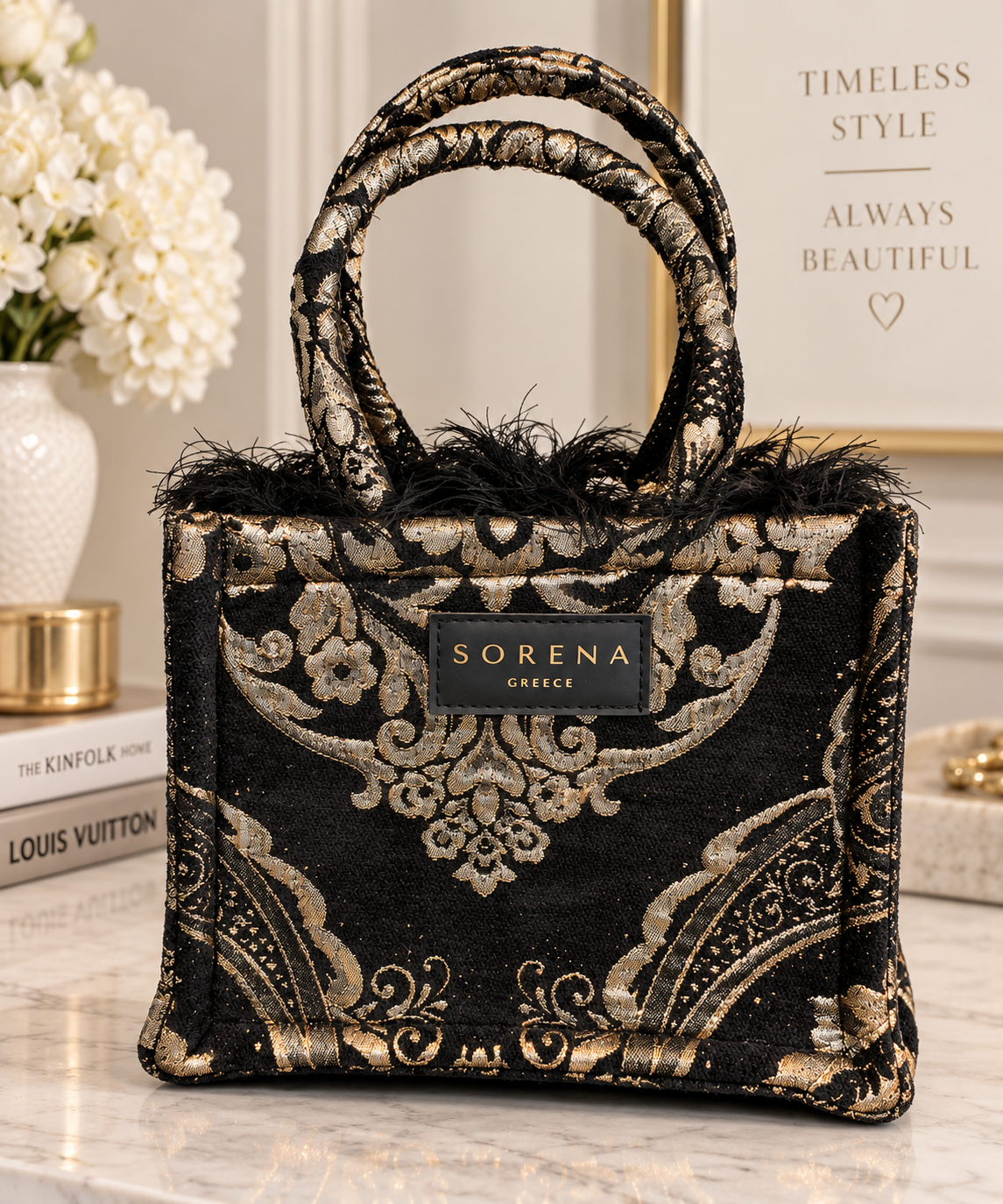 Sorena Xrysalida Mini Greece Tote Bag